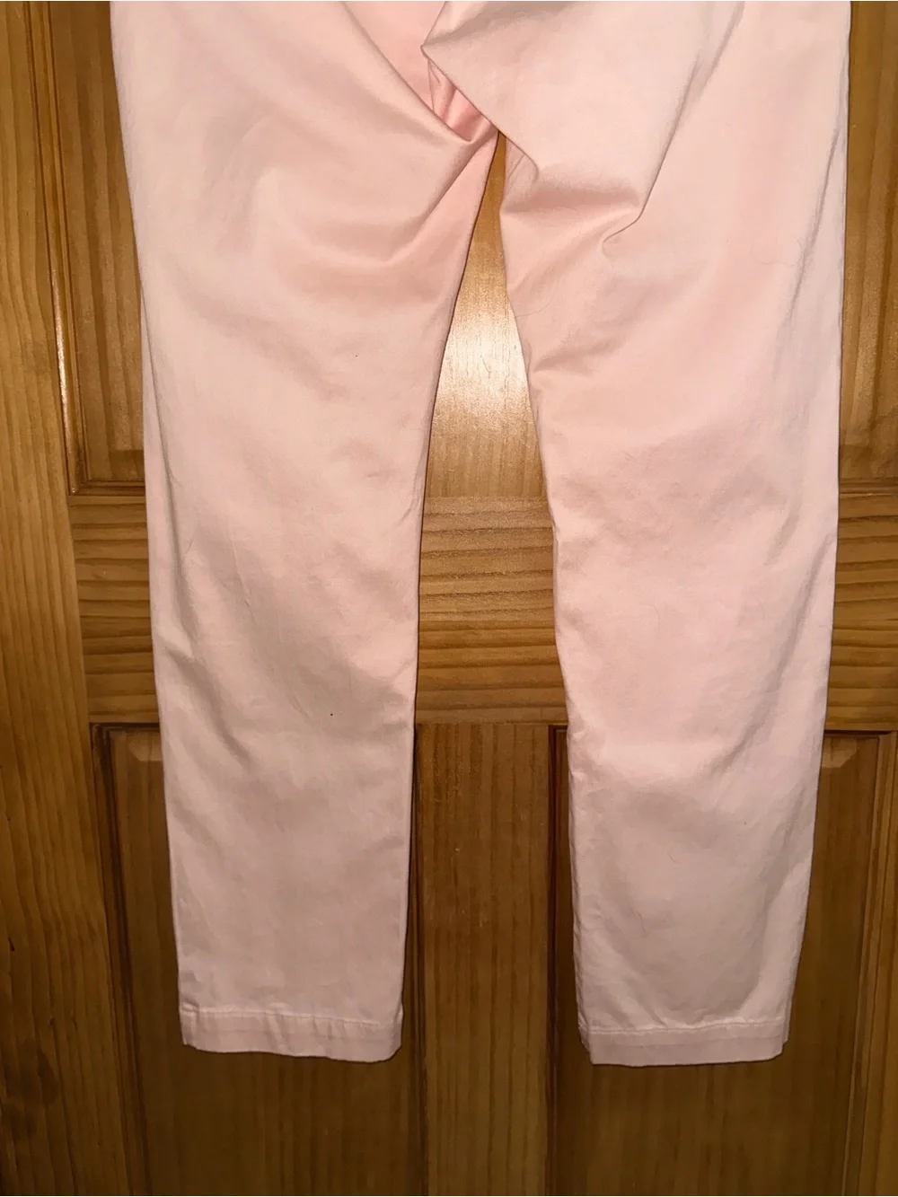 J. Crew Stretch Men’s Slim Chinos in Pale Pink-33”x30”-EC